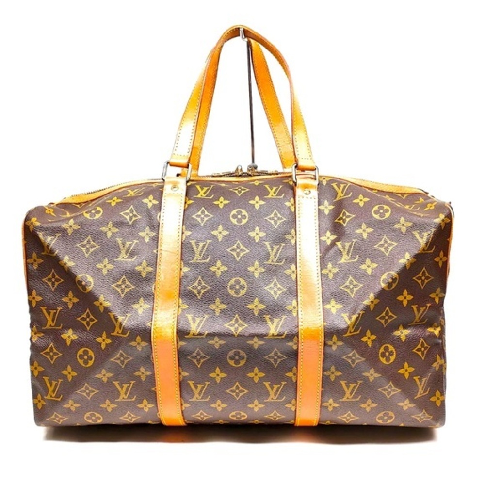 Louis Vuitton LV Boston Bag Sac Souple 45 Brown Monogram Excellent